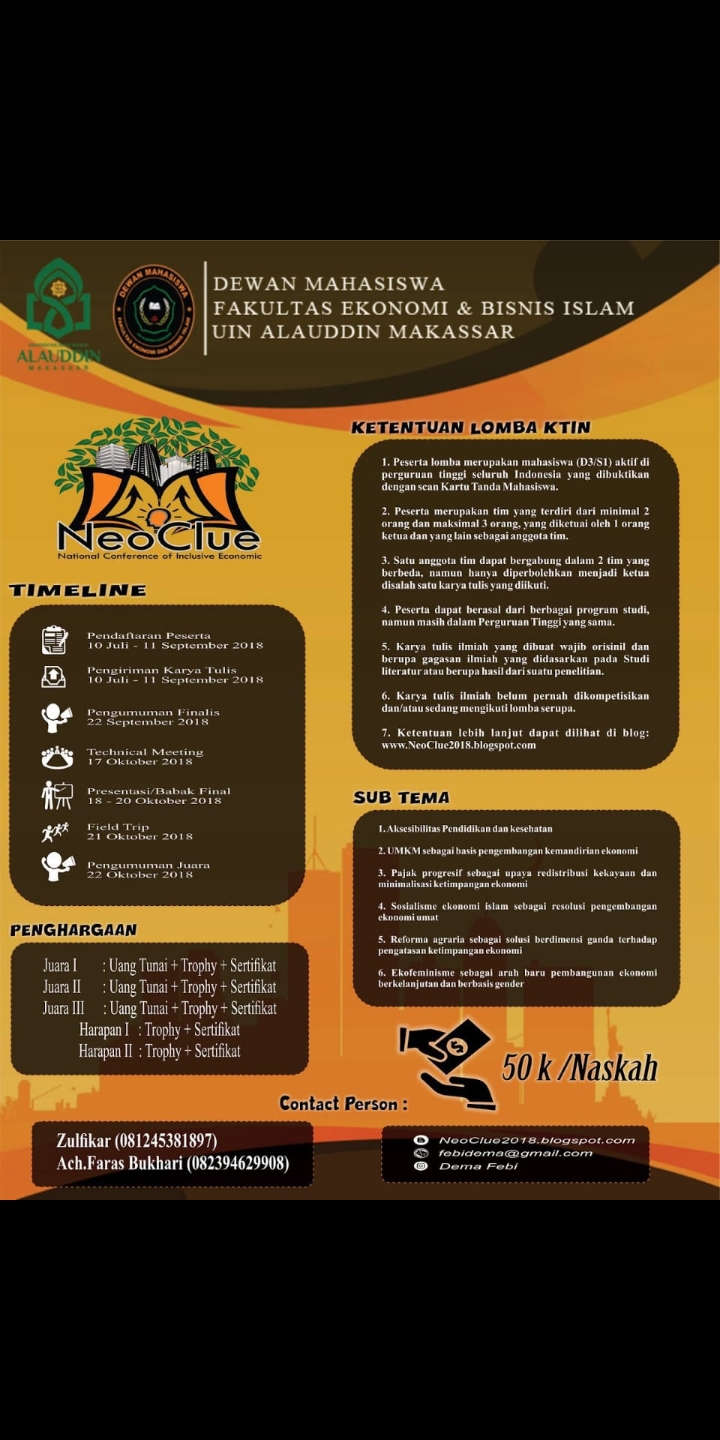 Gambar Dema FEBI Akan Gelar LKTIN